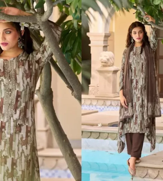 Pashmina Suit Fabric  (Unstitched)