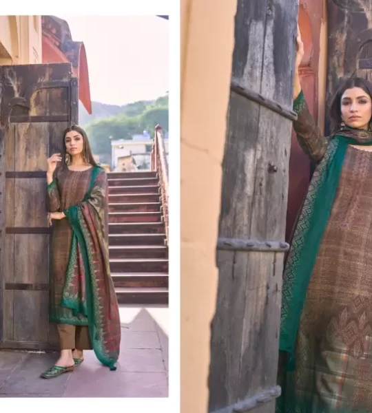 Pashmina Salwar Suit Material  (Unstitched)